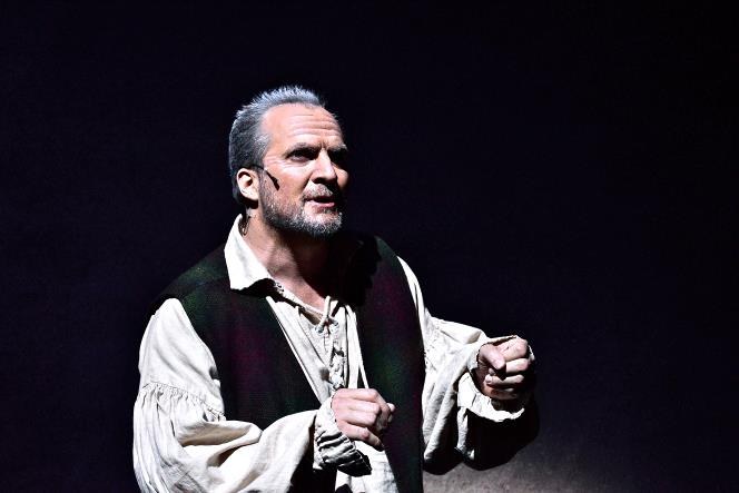 August Stoten in a theatre production